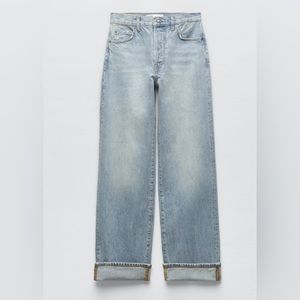 Zara Low rise the loose fit jeans